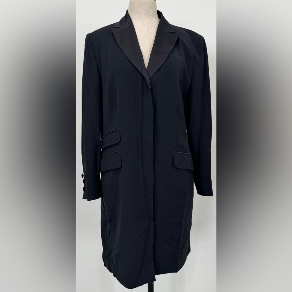 Akris Punto Black Blazer Coat